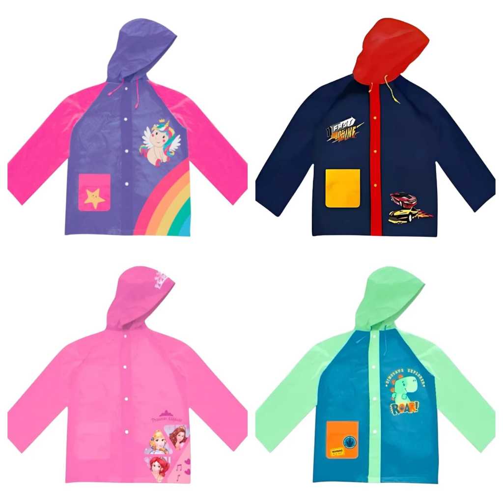Capa de Chuva Infantil Sumax Clio Impermeável Resistente