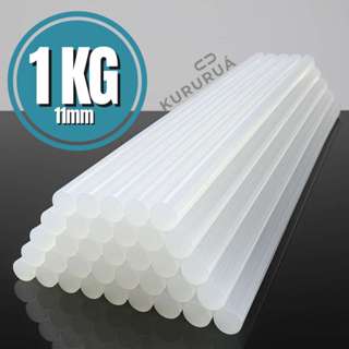 Bastão Cola Quente 1KG, Meio Quilo e 10 unidade I Profissional 30cm Fina 7mm ou Grossa 11mm Alta Fixação Artesanato EVA em Oferta na Shopee