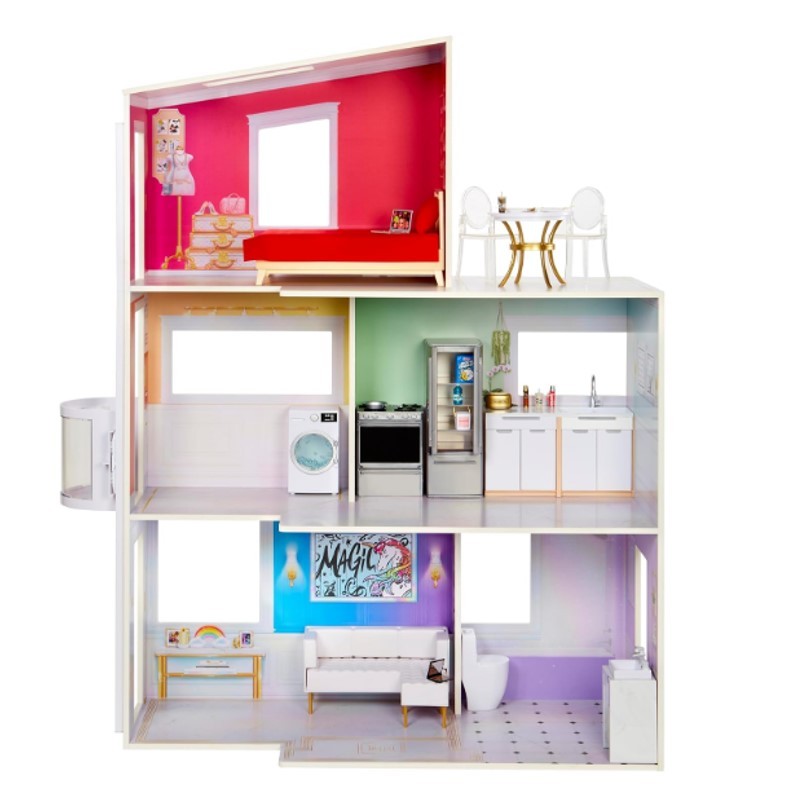 Dollhouse Rainbow High Townhouse - MGA em Oferta na Shopee