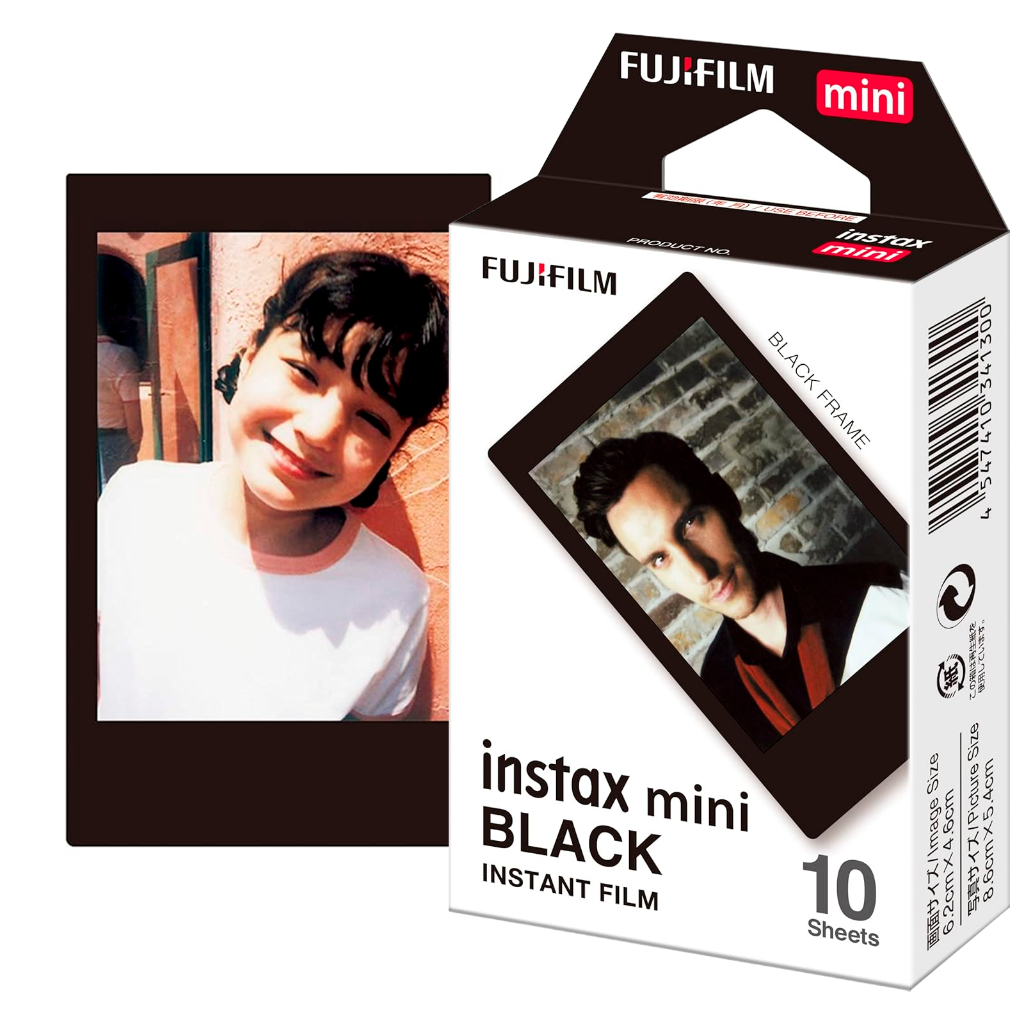 Filme Instantâneo Fujifilm Black instax Mini - 10 Fotos
