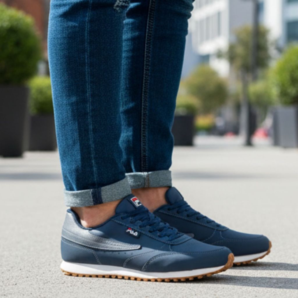 Detalhes do Tênis Renno Classic Masculino Casual Retrô Original Fila