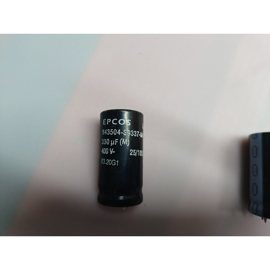Capacitor eletrolitico epcos 330uf / 400v-