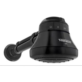 Chuveiro Ducha Faminho 220v 6800w FAME 4 Temperaturas Com Cano 30cm Preto em Oferta na Shopee