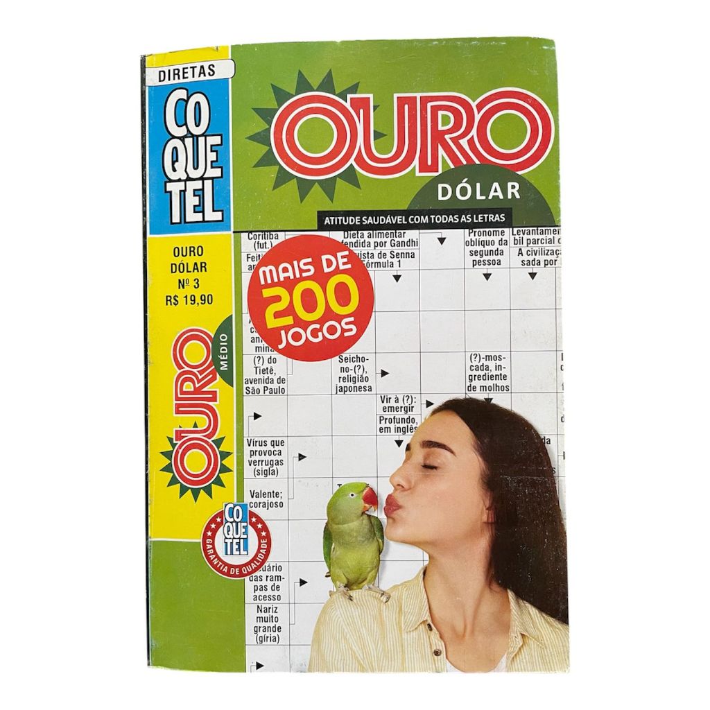 Livro Coquetel Ouro Dólar - nível médio N° 03 (novo)