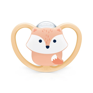 Chupeta com bico em silicone space 0 a 6 meses NUK em Oferta na Shopee