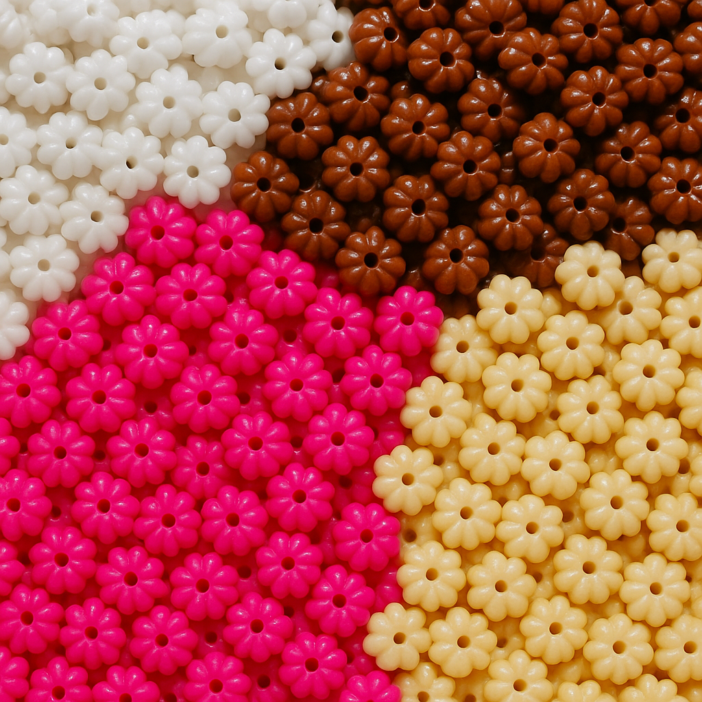 Miçanga Pitanga 3x6mm Leitosa  Kit 30g aprox 170pçs Entremeio Bijuteria Artesanato em Oferta na Shopee