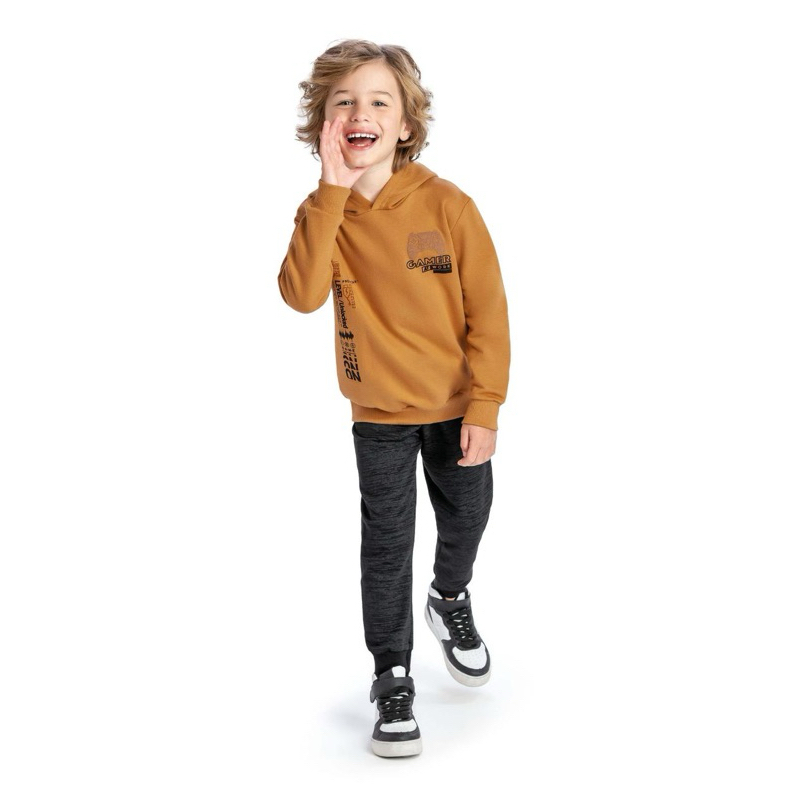 Conjunto Infantil Gamer Urban – Moletom Felpudo + Calça Comfort Winter - Inverno Elian