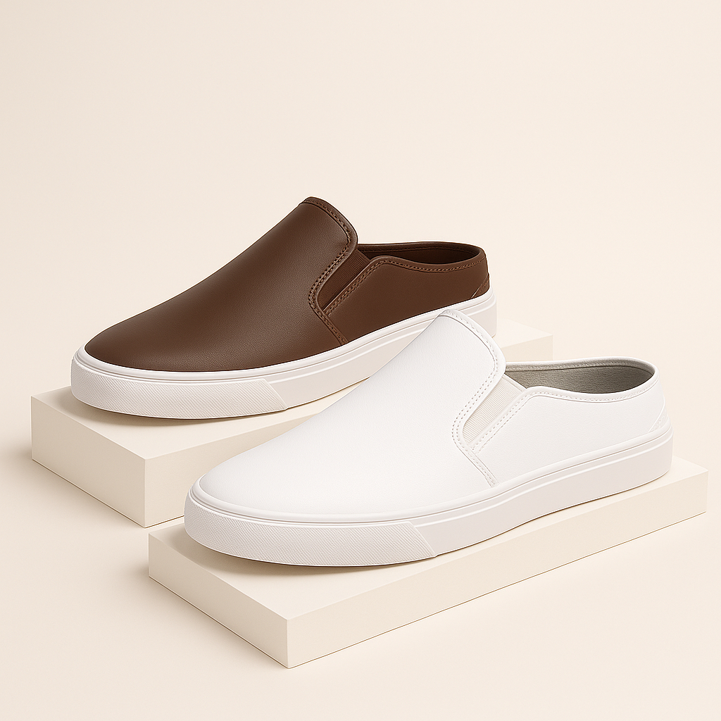 Kit 2 Tênis Casual Mule Masculino Antiderrapante Moderno - Promoção Envio
