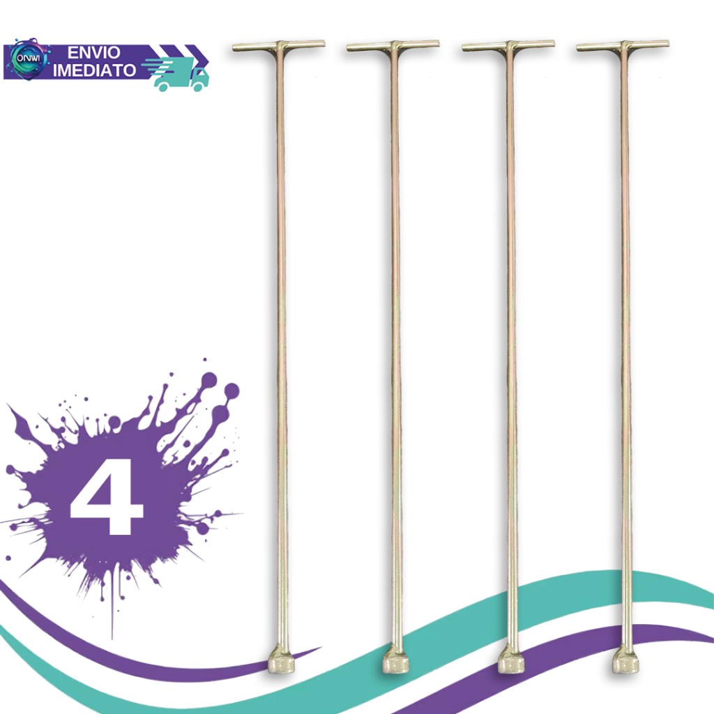KIT 4 Chaves T  Longa 62cm Para Maquina de Lavar