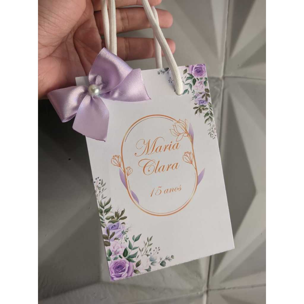 Sacolinha Personalizada 15 Anos / Lembrancinha de 15 Anos.