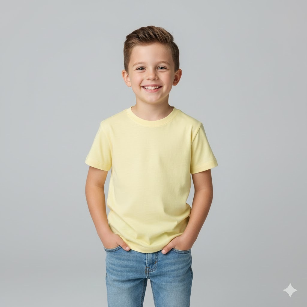 T-Shirt Infantil Básica Camiseta Infantil Camisa Infantil Verão PROMOÇÃO