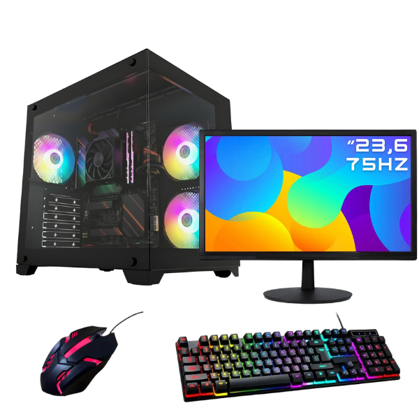 Pc Gamer Completo Ryzen 5 5600GT  - 16gb Ram - SSD 480GB