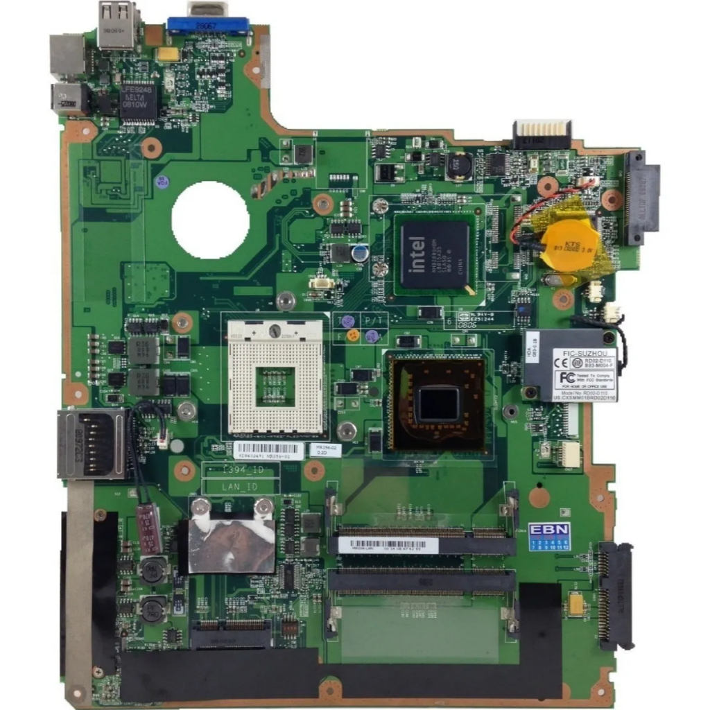 Placa Mãe para notebook Itautec Infoway W7645 Mr055 Mr056