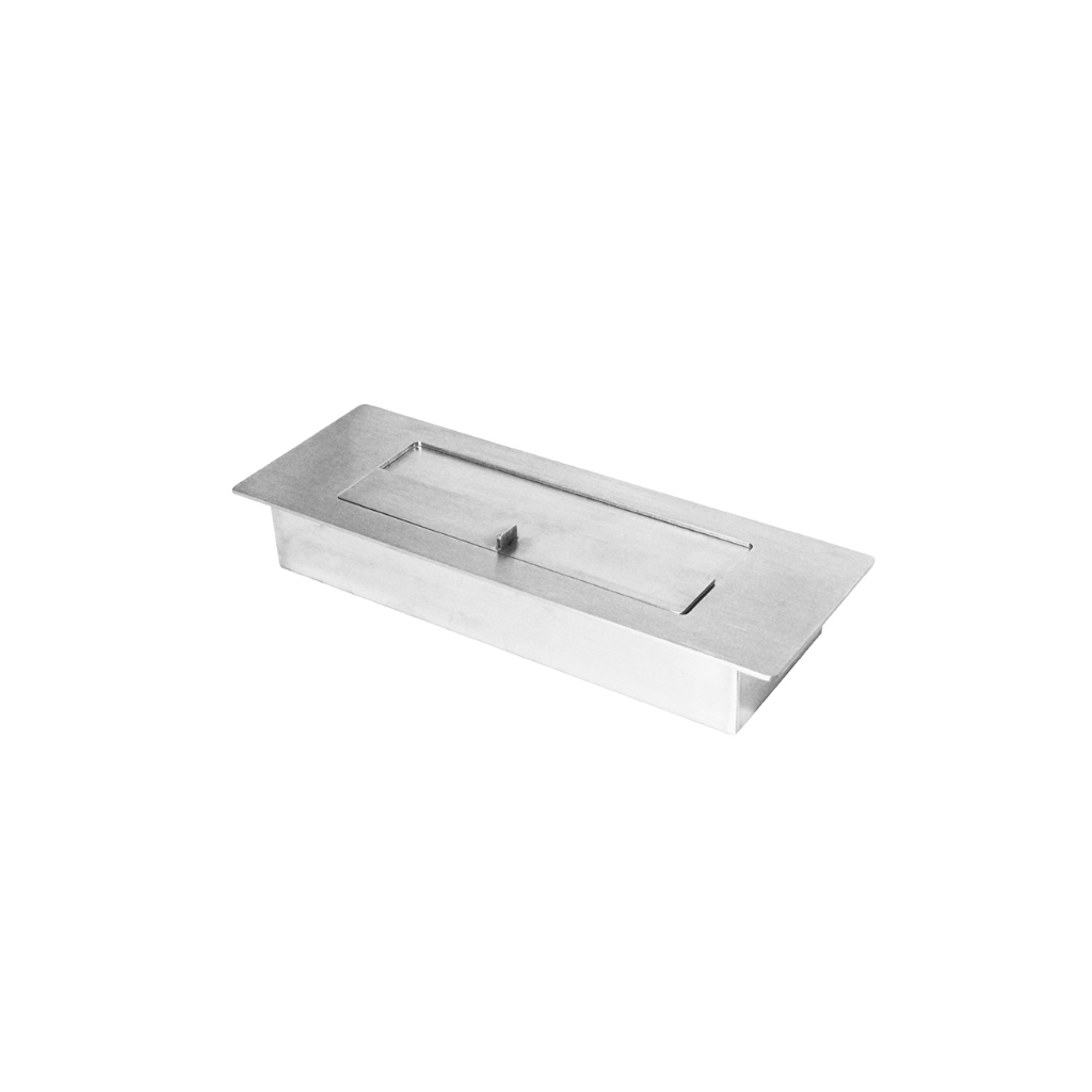 Queimador Lareira Ecológica Álcool Etanol Inox 46cm