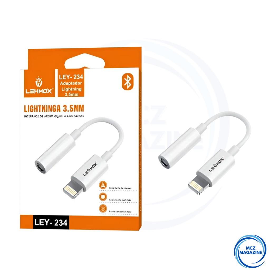 Cabo Adaptador P2 Audio Fone Para iPhone 7 8 Xr 11 Pro Max