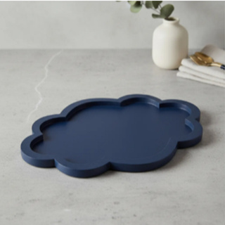 Bandeja Nuvem Mdf para Kit Higiene Bebê avulsa cor Azul Marinho em Oferta na Shopee