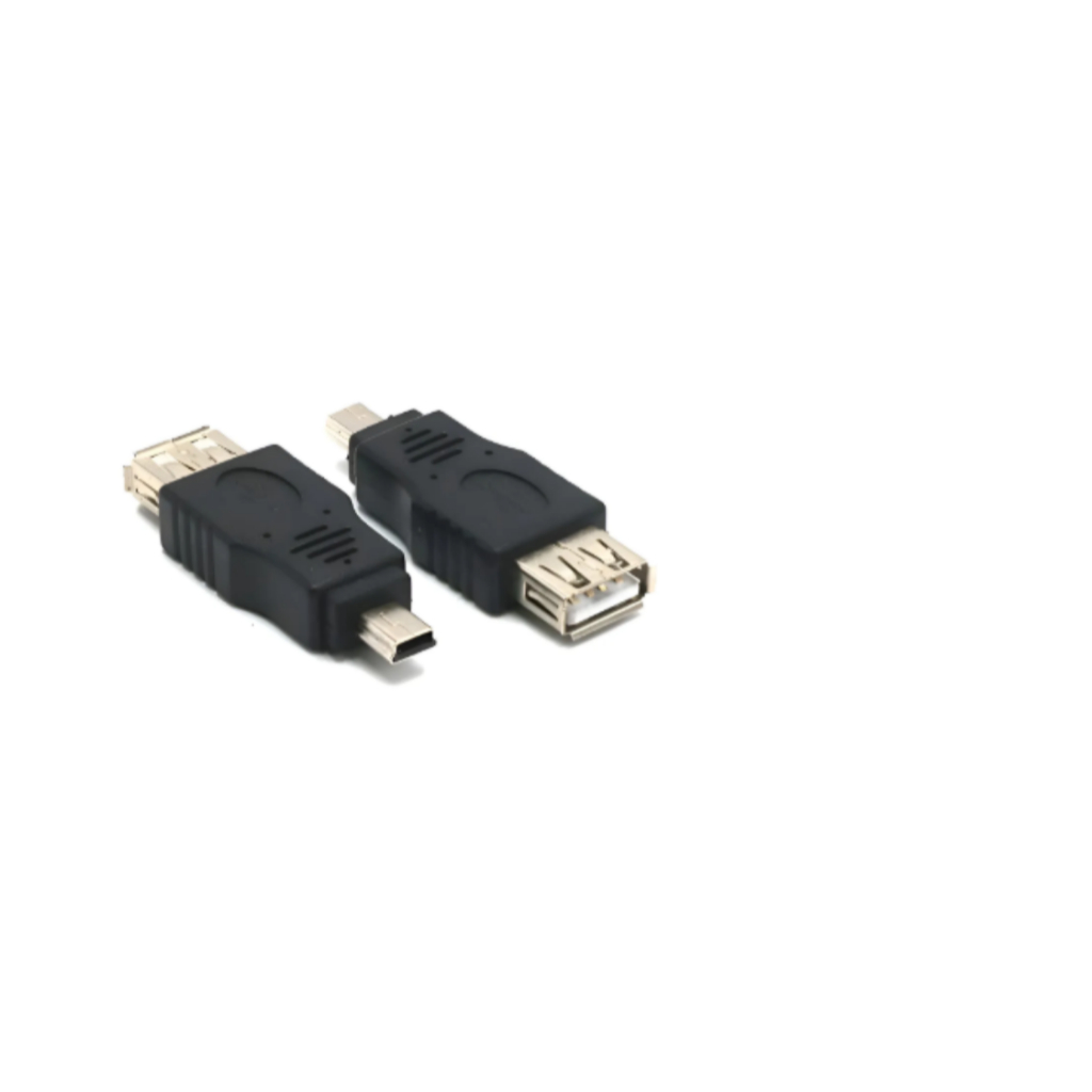 usb 2.0 fêmea para mini macho adaptador OTG Conector Pendrive Som Automotivo