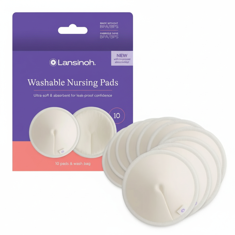 Absorvente Lavável Para Seios Lansinoh 10 Unidades