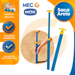 Saca Areia Mor Furador de Pressão Suporte Guarda-sol Sugador Areia Verão