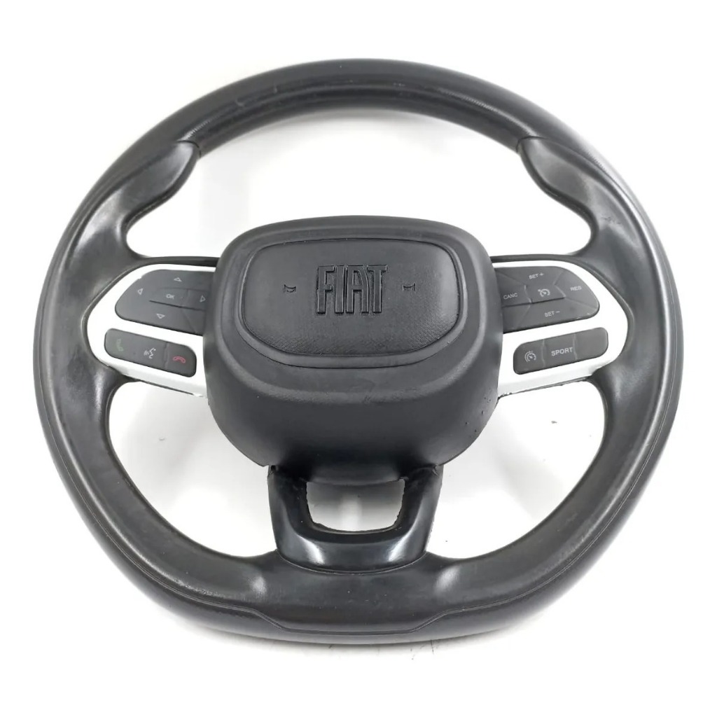 Volante Fiat Fastback PRATA + CUBO  Marea/ Palio Fire/ Siena  Sem Comando em Oferta na Shopee