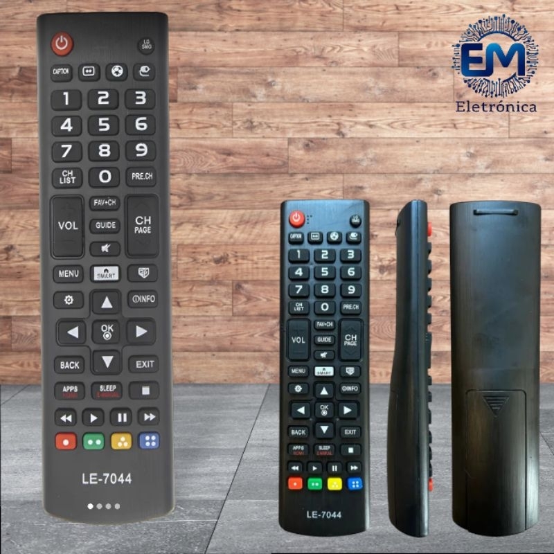5 Controle Remoto Universal 2em1 Compativel  Samsung Smart - Substituto Compatível