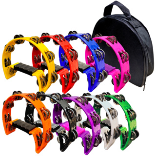 Pandeiro Meia Lua Pandeirola Colorido+ Capa Bag SP em Oferta na Shopee