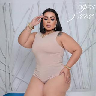 Body Feminino Plus Size Tamanho Único Suplex 92/8 Modela o Corpo em Oferta na Shopee