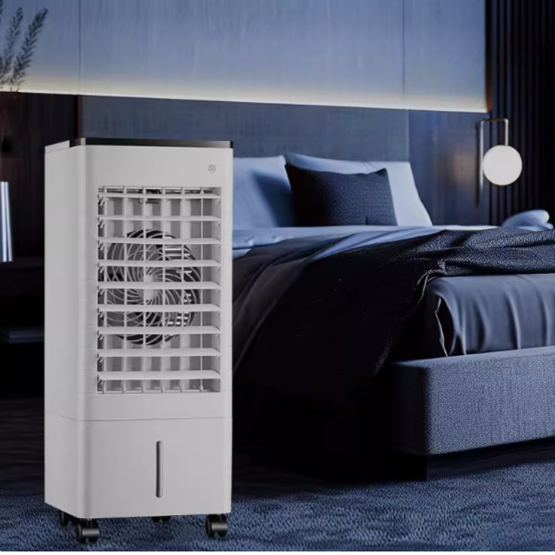 Mini Ar Condicionado Climatizador Torre Portátil com Umidificador e Resfriador de Ar, 3 Velocidades e Tanque de Água 9L