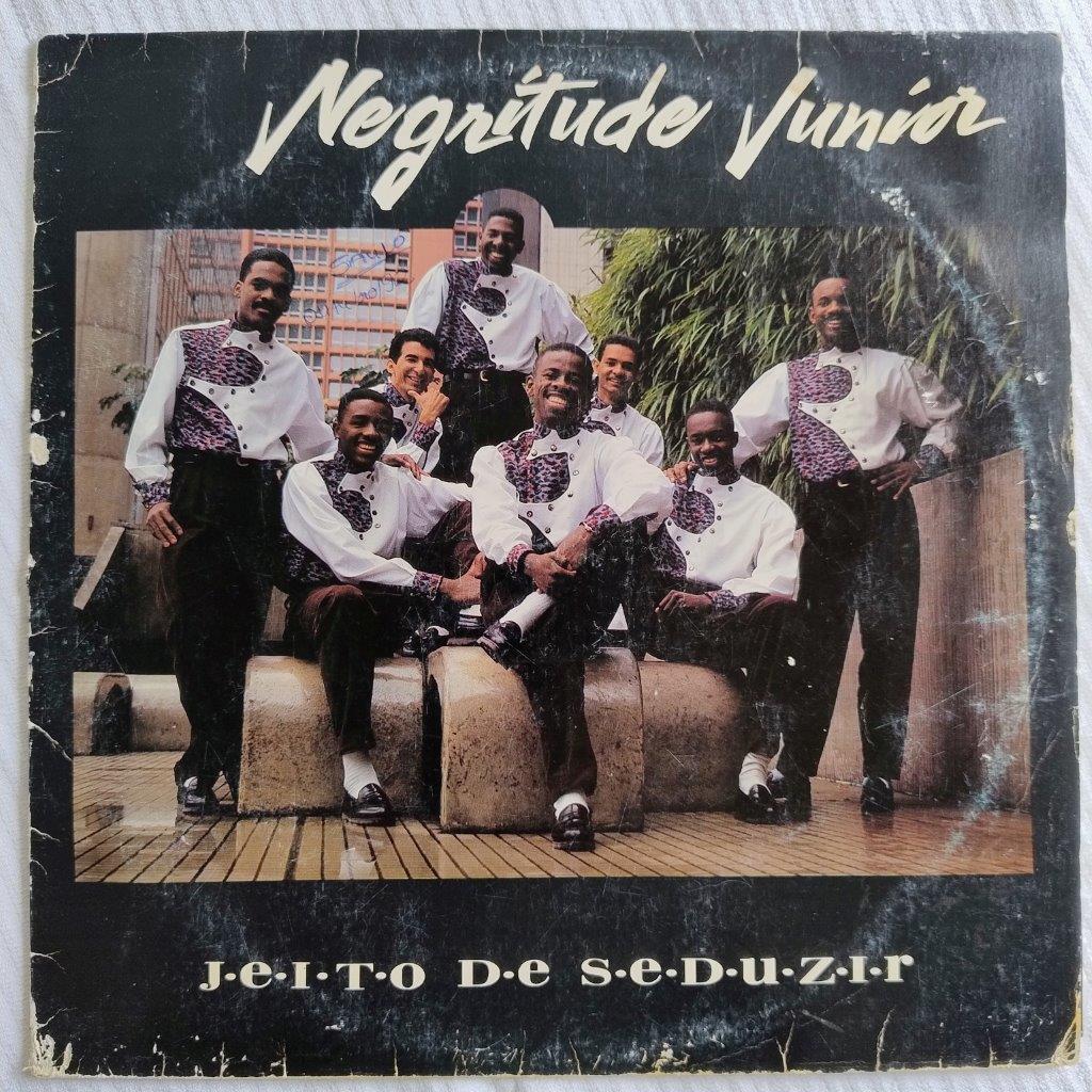 2 LPs: Negritude Júnior - Jeito de Seduzir + Samba & Pagode Volume 3 - Sensação; Raça Negra; Emílio