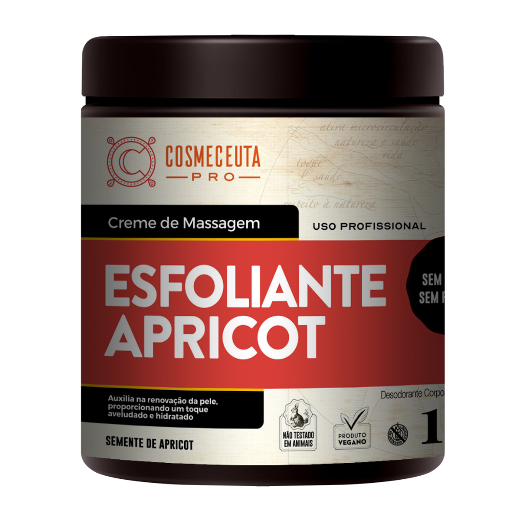Creme de Massagem Esfoliante Apricot 1kg Cosmeceuta em Oferta na Shopee