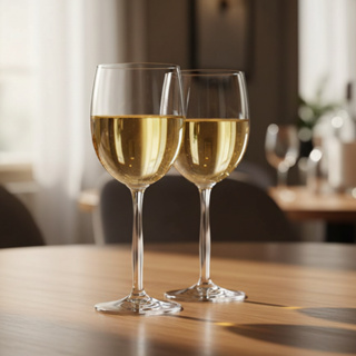 Taça Para Vinho Branco, Taças de Cristal Ritz 2 Peças, 335ml - Ruvolo em Oferta na Shopee