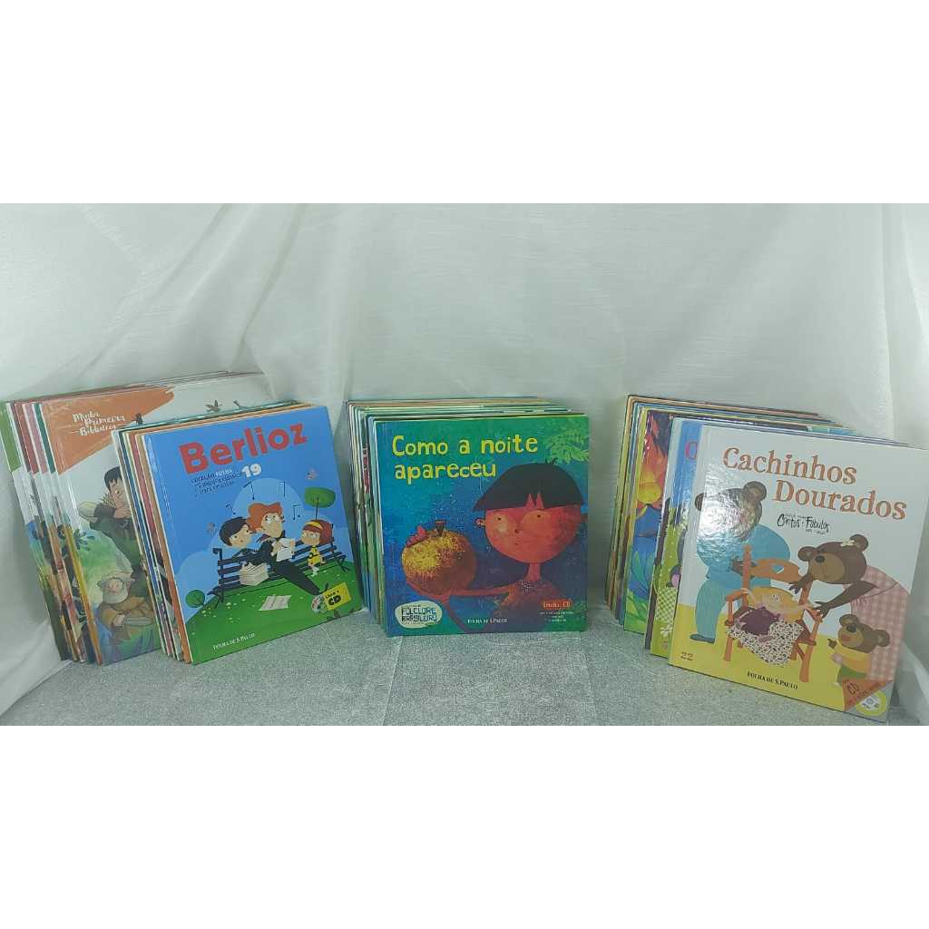 📚Coleção Folclore Brasileiro/Contos e Fábulas/Múscia Clássica/Histórias de Reis/Minha Primeira Biblioteca- Para Crianças