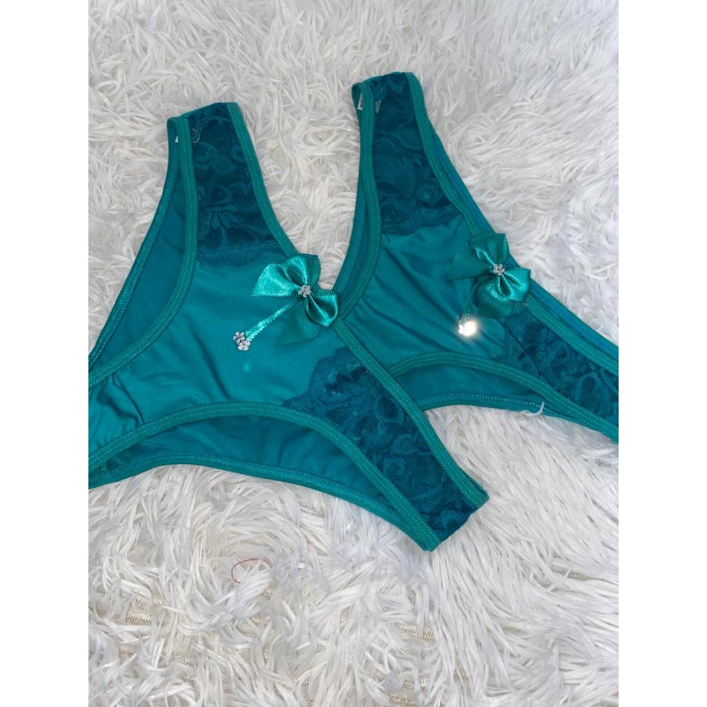 Calcinha Sensual em Lycra Conforto Tipo Lingerie Sensual - Savana - Vd11049