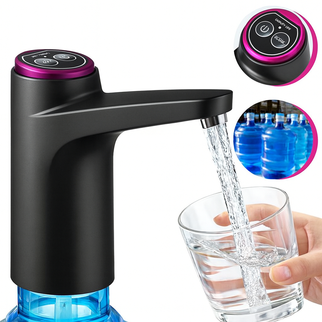 Bebedouro bomba elétrica para galão Água Recarregável bomba de água para galão de 5L/10L/20L em Oferta na Shopee
