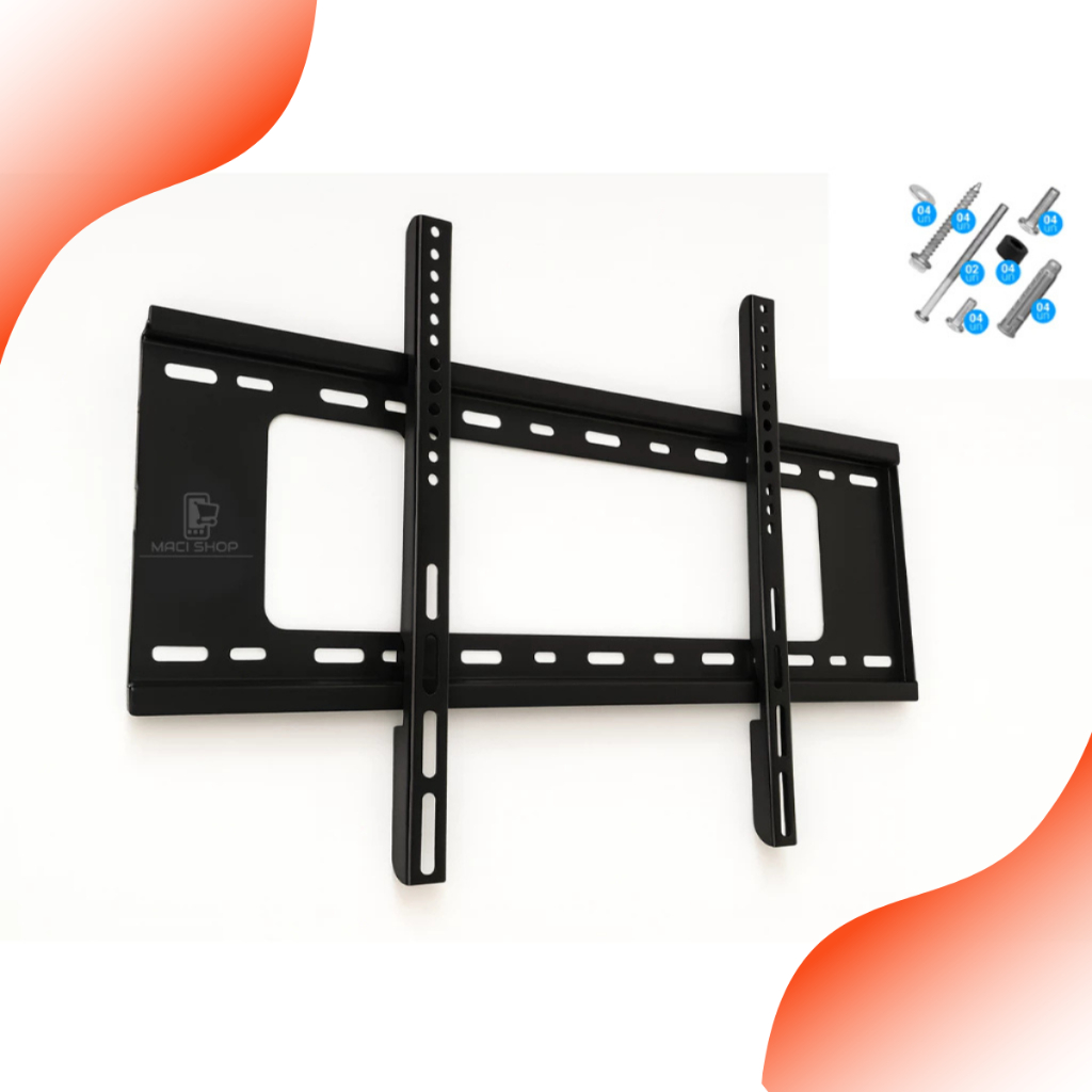 Suporte Para Tv 32 a 85 Fixo Lcd Led Oled Qled Samsung LG Universal de Parede Ultra Slim 60 65 70 75 80 85 86 Polegadas