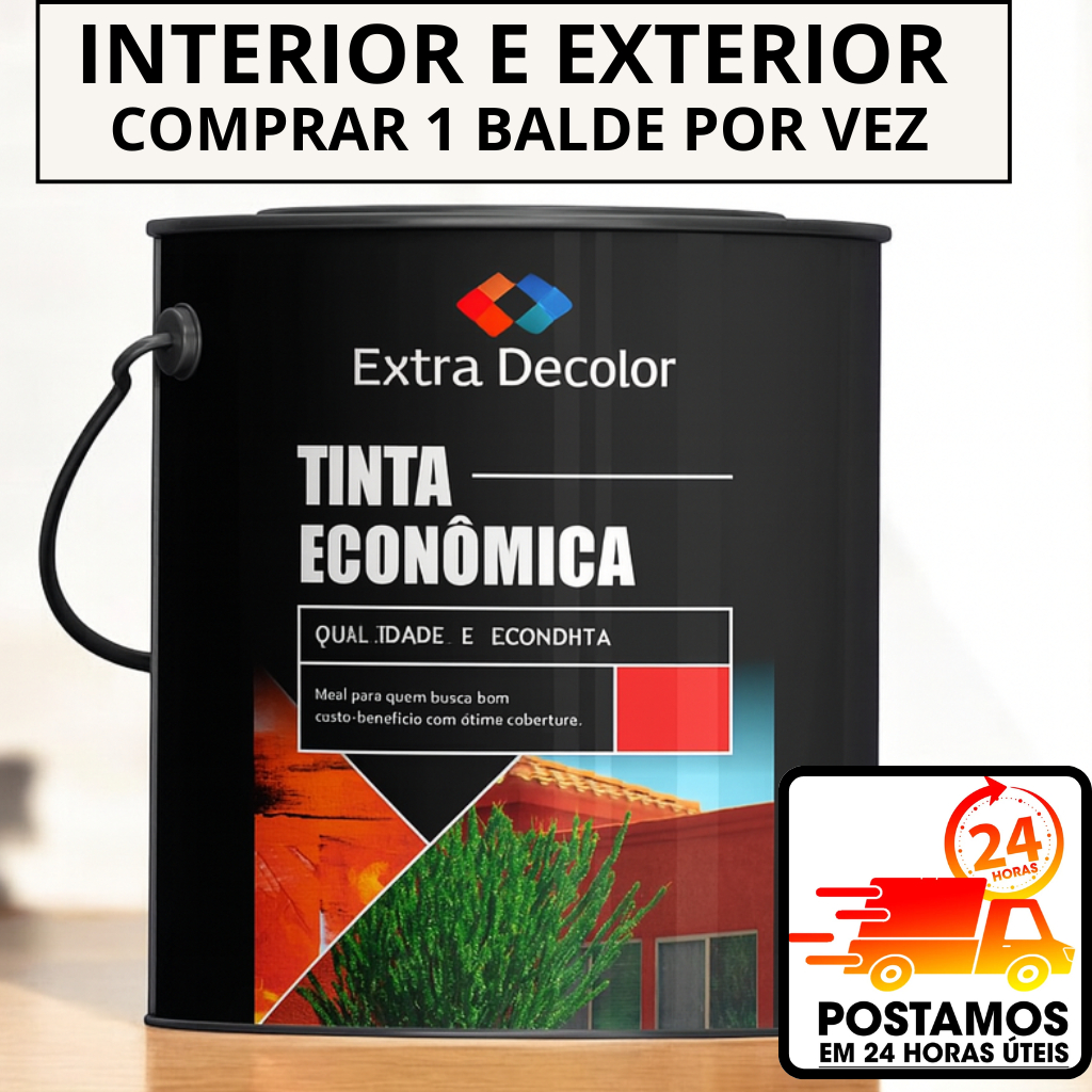 Tinta Economica 18KGAntimofo INTERNA E EXTERNA. em Oferta na Shopee
