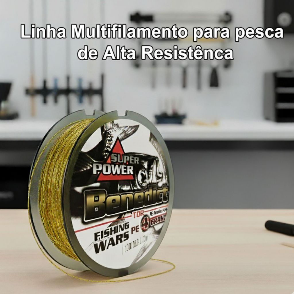 Linha Multifilamento para pesca de Alta Resistência