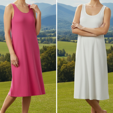 Vestido Regata Midi Feminino Moda Verão Tendência Super Confortável Casual em Oferta na Shopee