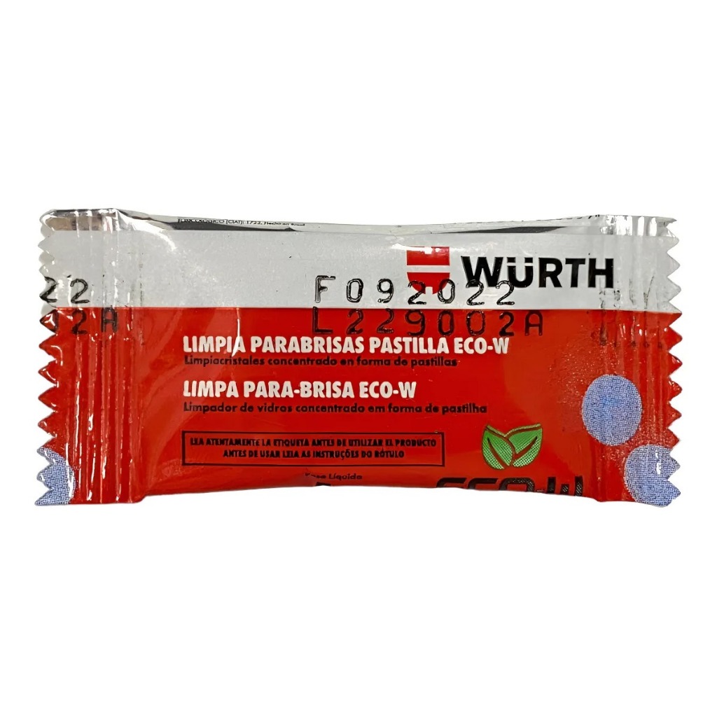 Limpa Para-brisa Em Pastilha Eco Wurth 5g ( 1 Unidade )