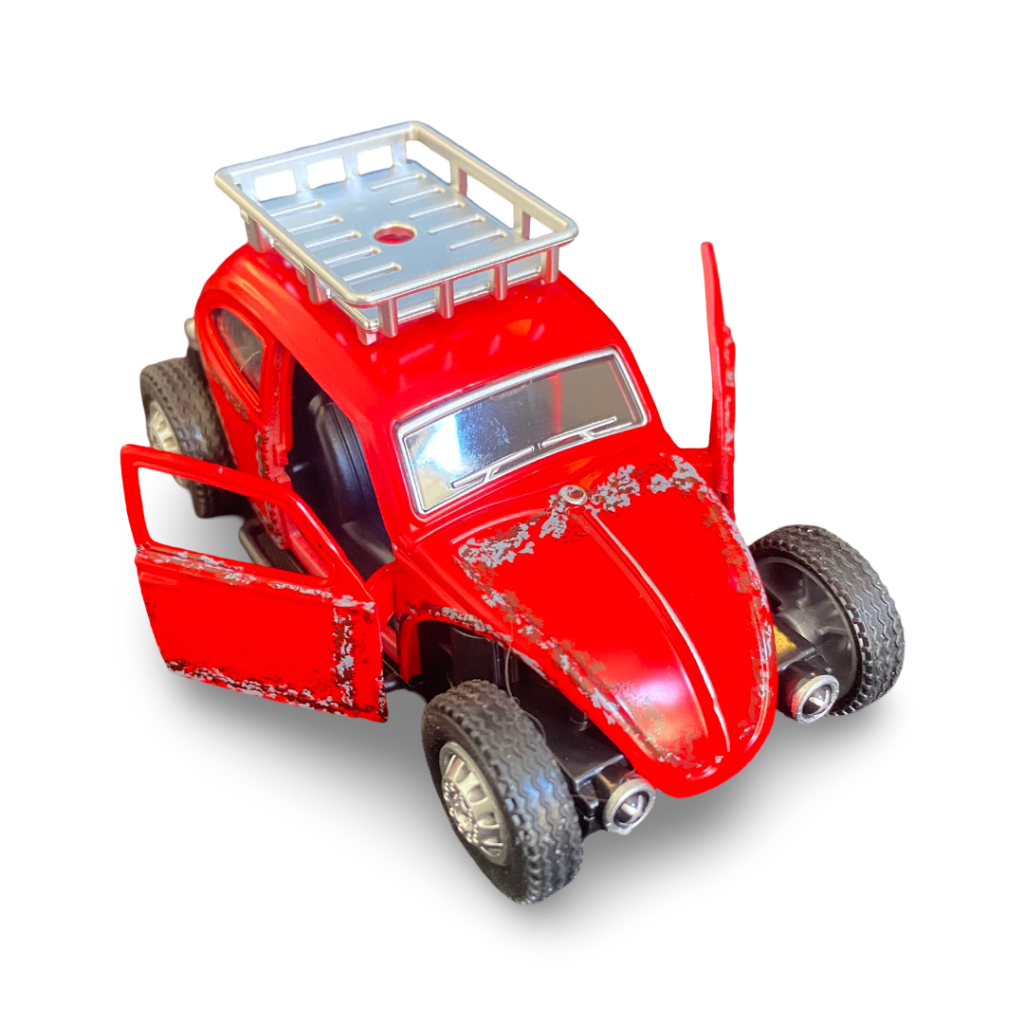 🚗 Miniatura Fusca Rally 1:32 – Metal Alloy e Pintura Estilo Ferrugem em Oferta na Shopee