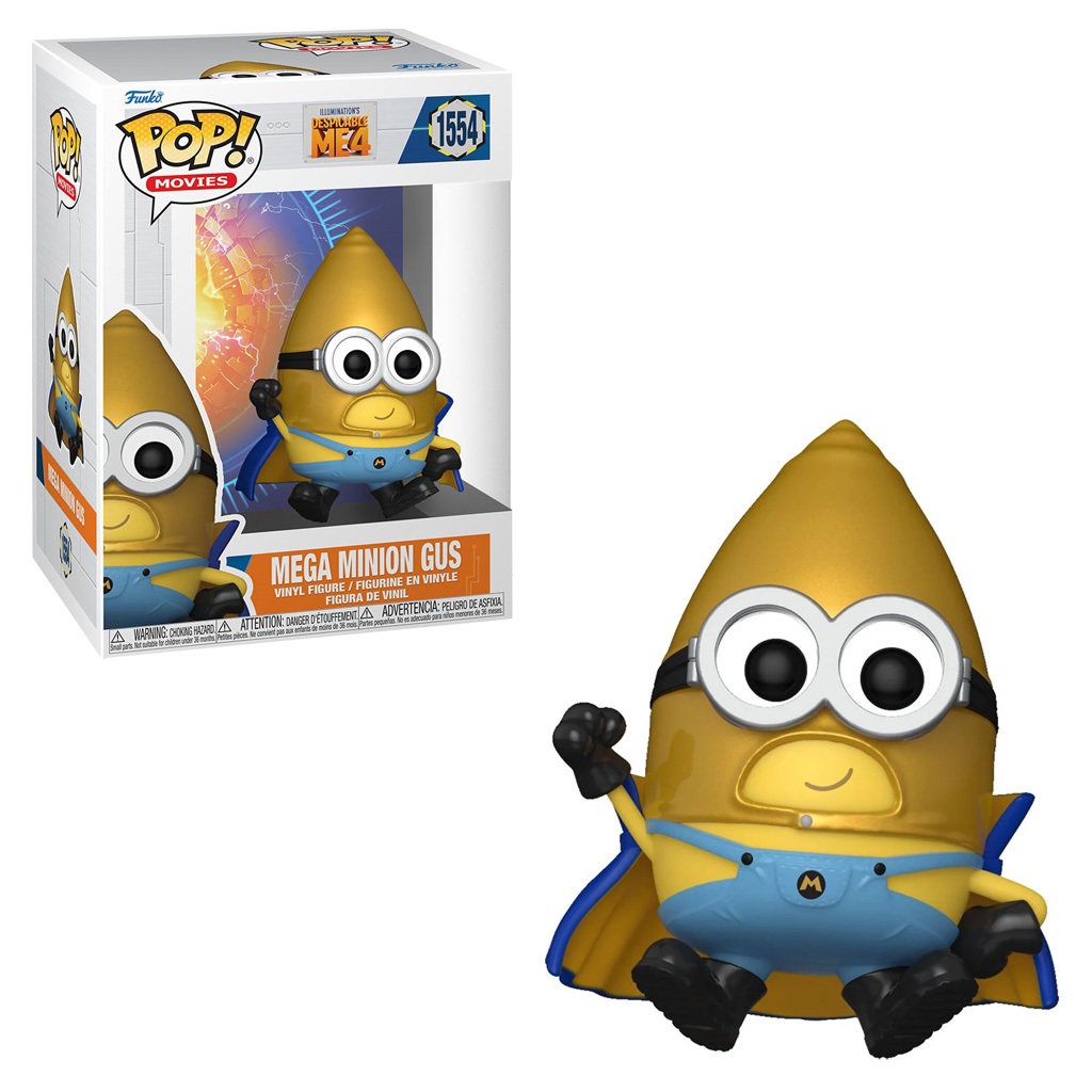 FUNKO POP MINIONS S4 MEGA MINION GUS 1554 NOVO ORIGINAL
