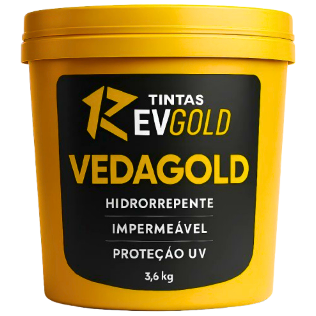 Borracha Líquida Impermeabilizante Vedagold Revgold Pronto Uso 3,6kg