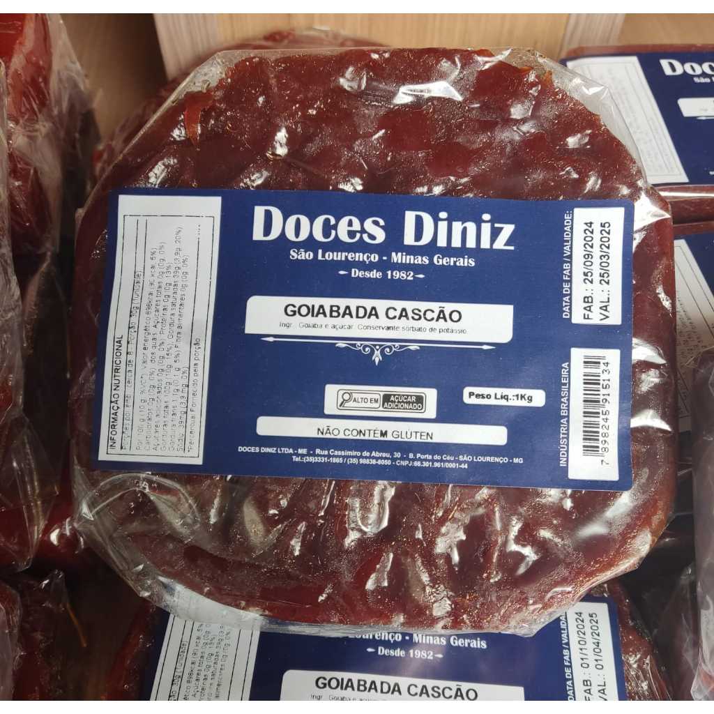 Goiabada Cascão – 300g / 500g / 1kg – Produto Artesanal