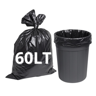 Saco De Lixo Preto 60 Lt Litros 100 Unidades - Comum e resistente - direto da fabrica em Oferta na Shopee