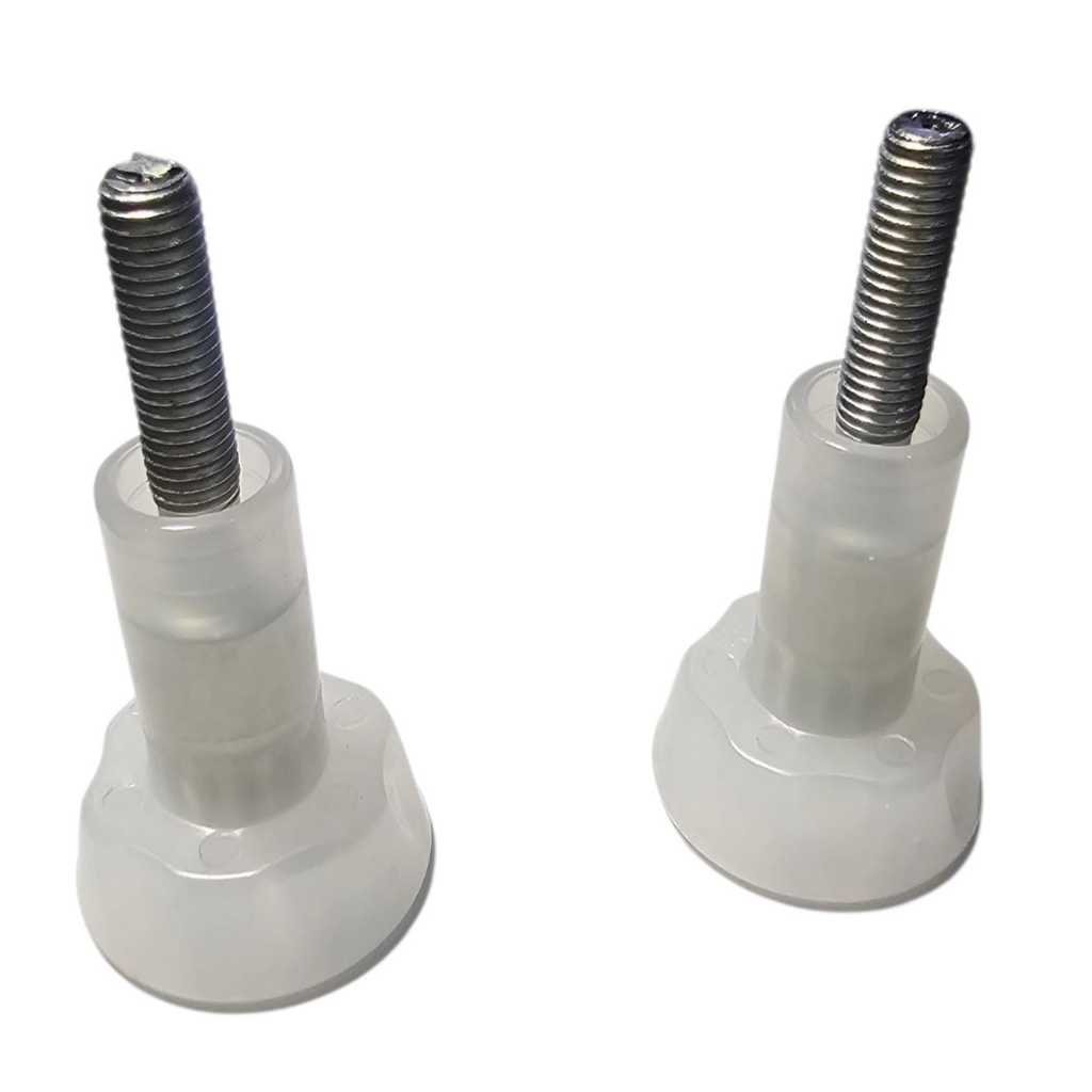 Kit Pe Nivelador para Geladeira Electrolux e Continental DC, DCW, DF, DFN, DFW, DW, FE, FFE, RDE, RE, TC, TF, TW