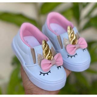 Tênis infantil baby Iate luxo casual unicórnio em Oferta na Shopee