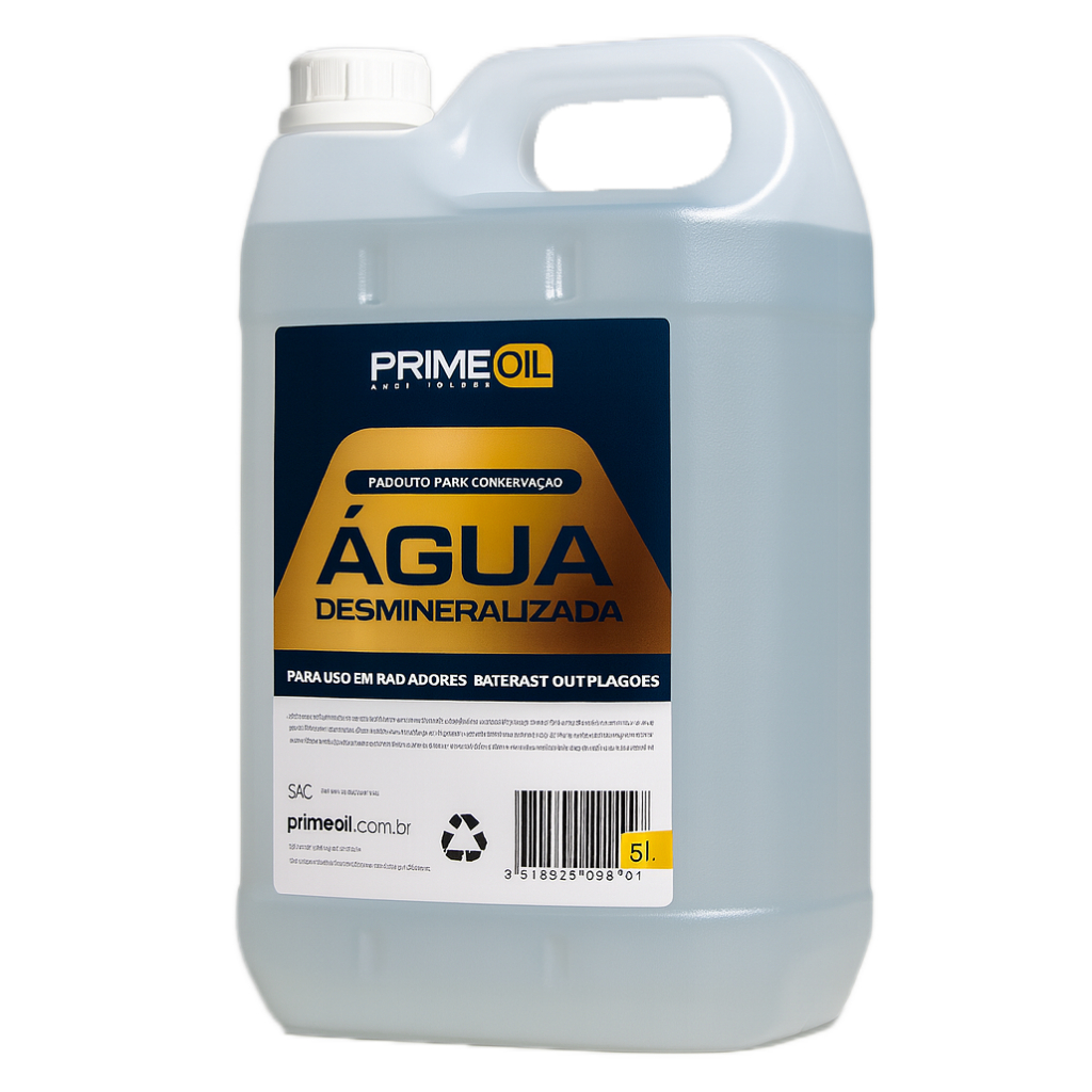 Melhor Água Desmineralizada Radiador 5L Prime Oil Pureza Elevada Para Evitar Corrosão Premium em Oferta na Shopee
