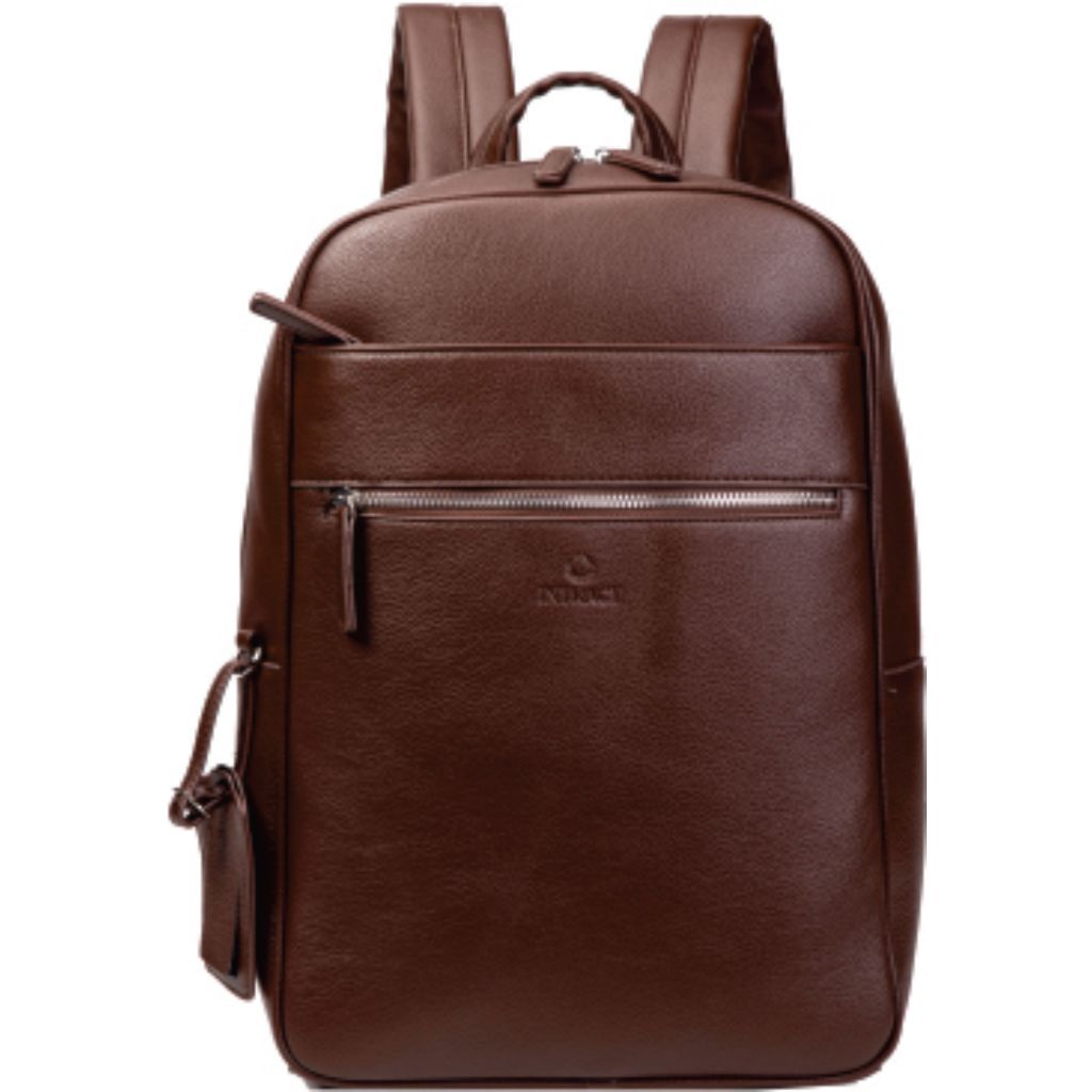 Mochila Couro Sintético Pu Executiva Intract com Porta Notebook 15 pol masculino/feminino