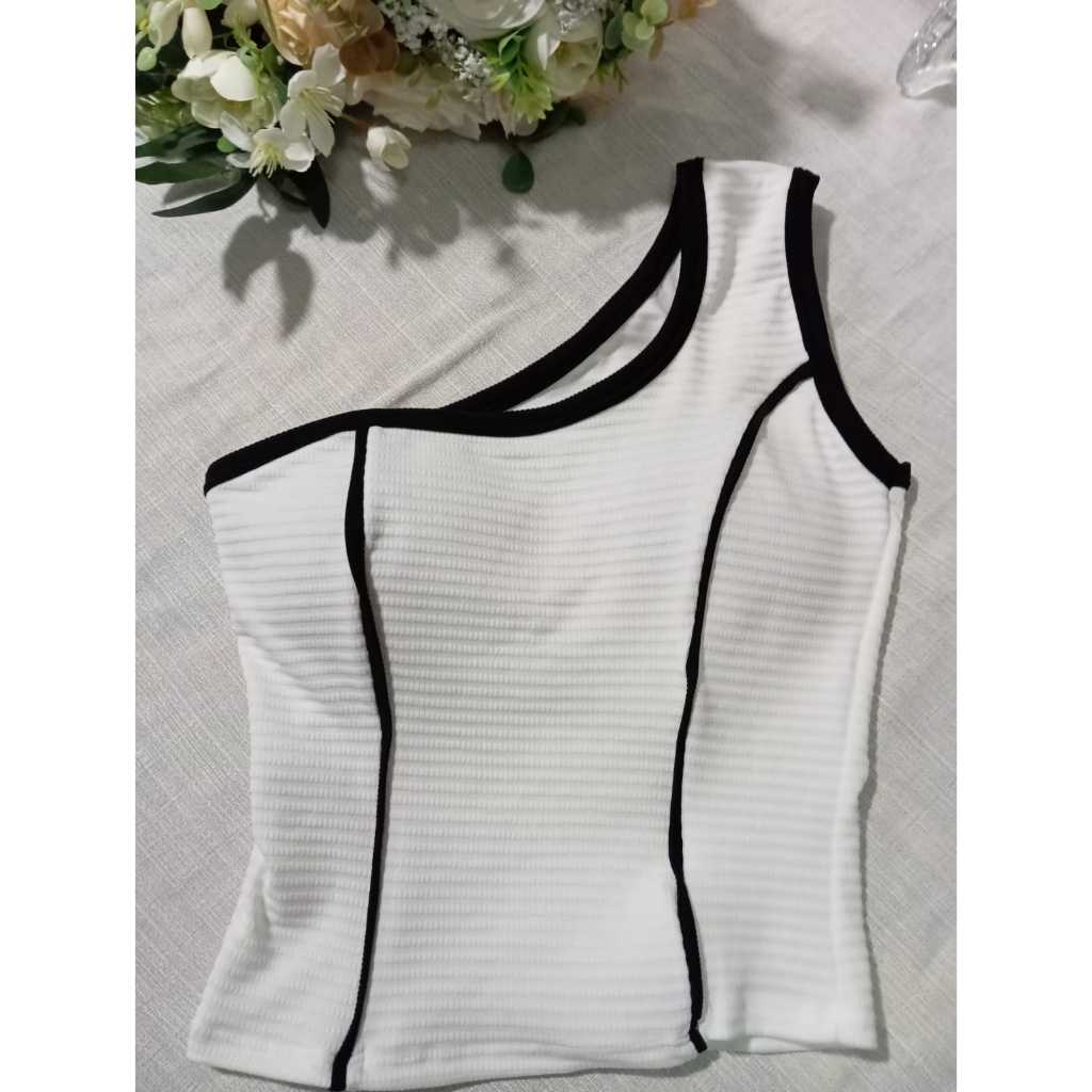 Cropped Mula Manca Canelado Feminino com bojo
