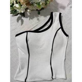 Cropped Mula Manca Canelado Feminino com bojo